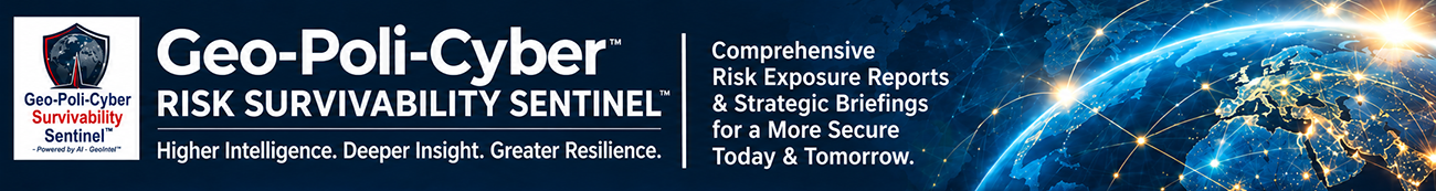 Geo-Poli-Cyber Risk Survivability Sentinel